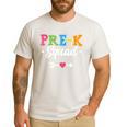 Pre-K Squad Teacher Student Kids Preschool Back To School Men's Casual T-Shirt White