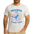 Preschool Is Whale-y Great Preschool Teacher Men's Casual T-Shirt White Preschool Is Whale-y Great Preschool Teacher Men's Casual T-Shirt White