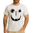 Pumpkin Artist Halloween Art Teacher Men's Casual T-Shirt White