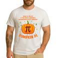 Pumpkin Pie Pi Math Teacher Shirt Halloween Men Adult Men's Casual T-Shirt White
