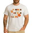Pumpkin Spice Autumn Leaves IEPS Sped Teacher Fall Men's Casual T-Shirt White Pumpkin Spice Autumn Leaves IEPS Sped Teacher Fall Men's Casual T-Shirt White
