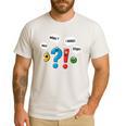 Punctuation Marks Wait What I Agree Stop English Teacher Men's Casual T-Shirt White