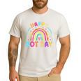 Rainbow Happy Dot Day Shirts Teacher Kids September 15th Men's Casual T-Shirt White Rainbow Happy Dot Day Shirts Teacher Kids September 15th Men's Casual T-Shirt White