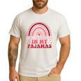 Rainbow Homeschool Mom Teacher I Go To School In My Pajamas Men's Casual T-Shirt White Rainbow Homeschool Mom Teacher I Go To School In My Pajamas Men's Casual T-Shirt White