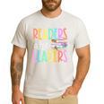 Readers Are Leaders Reading Book Lovers Teacher Women Kids Men's Casual T-Shirt White