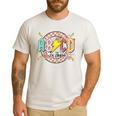 Retro ABCD Transitional Kindergarten Teacher Tour TK Teacher Men's Casual T-Shirt White Retro ABCD Transitional Kindergarten Teacher Tour TK Teacher Men's Casual T-Shirt White