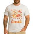Retro Fall In Love With Learning Pumpkin Leaf Teacher Autumn Men's Casual T-Shirt White Retro Fall In Love With Learning Pumpkin Leaf Teacher Autumn Men's Casual T-Shirt White