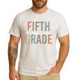 Retro Fifth Grade Dream Team Groovy Teacher Back To School Men Women Girls Kids Men's Casual T-Shirt White Retro Fifth Grade Dream Team Groovy Teacher Back To School Men Women Girls Kids Men's Casual T-Shirt White