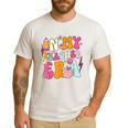 Retro Groovy In My Teaching Era Best Teacher Appreciation Men's Casual T-Shirt White Retro Groovy In My Teaching Era Best Teacher Appreciation Men's Casual T-Shirt White