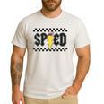 Retro SPED Teacher Pencil Lightning Bolt Back To School Men's Casual T-Shirt White