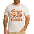 Retro I Teach The Cutest Turkey Thanksgiving Pumpkin Teacher Men's Casual T-Shirt White Retro I Teach The Cutest Turkey Thanksgiving Pumpkin Teacher Men's Casual T-Shirt White