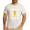 Retro Third Grade Teacher Lightning Bolt Pencil Teacher Kids Men's Casual T-Shirt White Retro Third Grade Teacher Lightning Bolt Pencil Teacher Kids Men's Casual T-Shirt White