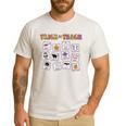 Retro Trick Or Treat Halloween Special Education Teacher Men's Casual T-Shirt White Retro Trick Or Treat Halloween Special Education Teacher Men's Casual T-Shirt White