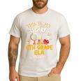 This Is My Scary 6th Grade ELA Costume Teacher Men Women Men's Casual T-Shirt White