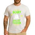 Scary Ballet Teacher Costume Halloween Lazy Easy Men's Casual T-Shirt White Scary Ballet Teacher Costume Halloween Lazy Easy Men's Casual T-Shirt White