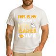 This Is My Scary Music Teacher Halloween Costumes Pajama Men's Casual T-Shirt White