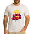 School Counselor Teacher Superhero Superpower Comic Book Men's Casual T-Shirt White School Counselor Teacher Superhero Superpower Comic Book Men's Casual T-Shirt White