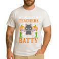 School Teacher A Bit Batty Teaching Bat Halloween Costume Men's Casual T-Shirt White School Teacher A Bit Batty Teaching Bat Halloween Costume Men's Casual T-Shirt White