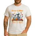 Science Is Magic Halloween Skeleton Students Teacher Men's Casual T-Shirt White Science Is Magic Halloween Skeleton Students Teacher Men's Casual T-Shirt White