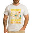 Science Like Magic But Real Nerdy Teacher Men's Casual T-Shirt White Science Like Magic But Real Nerdy Teacher Men's Casual T-Shirt White