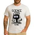 Science Teacher Appreciation Merch -Adults -Youth Grey Classic Fit Modern Science Theme Cartoon Men's Casual T-Shirt White Science Teacher Appreciation Merch -Adults -Youth Grey Classic Fit Modern Science Theme Cartoon Men's Casual T-Shirt White