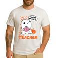 Science Teacher Cute Ghost Halloween Teacher Men Women Men's Casual T-Shirt White Science Teacher Cute Ghost Halloween Teacher Men Women Men's Casual T-Shirt White