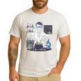 Science Teacher Halloween Skeleton Scientist Chemistry Men's Casual T-Shirt White