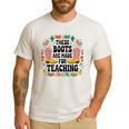 These Boots Are Made Teaching Western Cowboy Teacher Men's Casual T-Shirt White These Boots Are Made Teaching Western Cowboy Teacher Men's Casual T-Shirt White