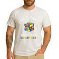 I Solve Cubes Speed Cubing Vintage Youth Math Teacher Men's Casual T-Shirt White