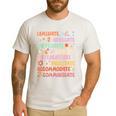 SPED Caffeinate Advocate Laminate Educate Teacher Facilitate For Men Women Men's Casual T-Shirt White