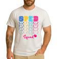 SPED Squad Proud Special Education Para Teacher Colorful Men's Casual T-Shirt White SPED Squad Proud Special Education Para Teacher Colorful Men's Casual T-Shirt White