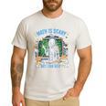 Spooky Halloween Math Teacher Men's Casual T-Shirt White Spooky Halloween Math Teacher Men's Casual T-Shirt White