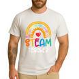 STEAM Teacher Squad Team Crew Back To School STEM Special Men's Casual T-Shirt White