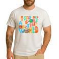 My Students Are Out Of This World Space Groovy Teacher Men's Casual T-Shirt White My Students Are Out Of This World Space Groovy Teacher Men's Casual T-Shirt White