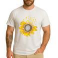 Sunflower Puzzle Pieces Autism Awareness For Mom Teacher For Women Men's Casual T-Shirt White