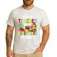 Super Teacher By Day Super Tired By Night Men's Casual T-Shirt White Super Teacher By Day Super Tired By Night Men's Casual T-Shirt White