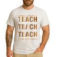 Teach Compassion Kindness Confidence History Teacher Men's Casual T-Shirt White Teach Compassion Kindness Confidence History Teacher Men's Casual T-Shirt White