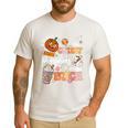 I Teach The Cutest Pumpkins In The Patch Halloween Teacher Men's Casual T-Shirt White I Teach The Cutest Pumpkins In The Patch Halloween Teacher Men's Casual T-Shirt White