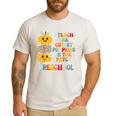 I Teach The Cutest Pumpkins Preschool Teacher Halloween Men's Casual T-Shirt White