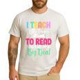 I Teach Little People To Read Reading Teacher For Men Women Girls Kids Men's Casual T-Shirt White