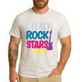I Teach Rockstars Tee Orchestra Music Teacher Back To School Men's Casual T-Shirt White
