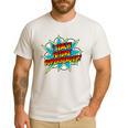 I Teach Superheroes Retro Comic Super Teacher Graphic Men's Casual T-Shirt White I Teach Superheroes Retro Comic Super Teacher Graphic Men's Casual T-Shirt White