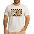 Teacher Appreciation Boho Floral Leopard Checkered Men's Casual T-Shirt White Teacher Appreciation Boho Floral Leopard Checkered Men's Casual T-Shirt White