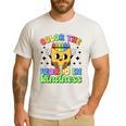 Teacher Back To School Color In Kindness Crayon Pencil Men's Casual T-Shirt White