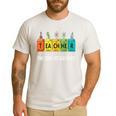 Teacher The Coolest Element Chemistry Periodic Table Science Men's Casual T-Shirt White
