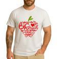 Teacher Day T Shirt Appreciation Day Apple Teach Learn Men's Casual T-Shirt White Teacher Day T Shirt Appreciation Day Apple Teach Learn Men's Casual T-Shirt White