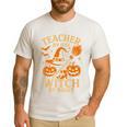 Teacher By Day Witch By Night Halloween Teacher Witch Men's Casual T-Shirt White Teacher By Day Witch By Night Halloween Teacher Witch Men's Casual T-Shirt White