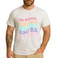 Teacher Dear Students Behind Me 1st Day Of School On Back Men's Casual T-Shirt White Teacher Dear Students Behind Me 1st Day Of School On Back Men's Casual T-Shirt White