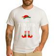 The Teacher Elf Christmas Family Matching Group Xmas Men's Casual T-Shirt White The Teacher Elf Christmas Family Matching Group Xmas Men's Casual T-Shirt White