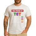 Teacher Growth Mindset Power Of Yet Men's Casual T-Shirt White Teacher Growth Mindset Power Of Yet Men's Casual T-Shirt White